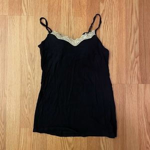 Gilligan and O’Malley Sleepwear Tank Top Navy Blue Size M